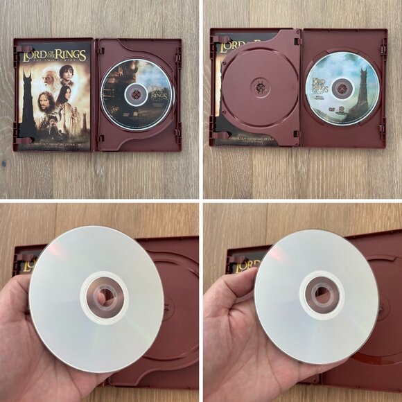 Lord of the Rings DVD 2 Movie 2001 Fellowship of the Ring 2002 The Two Towers - Picture 9 of 10